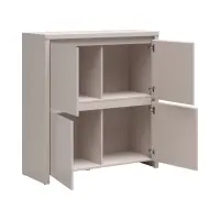 Gabinete Kaspian 105 cm cuatro puertas cachemira
