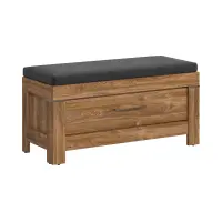 Zapatero Gent 101 cm con asiento roble stirling