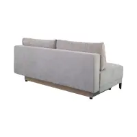 Sofá cama de tres plazas Sentila con arcón beige