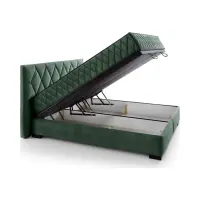 Cama continental Reve 180x200 con contenedor verde