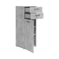 Cómoda MultiDo 45 cm con puertas y 2 cajones atelier claro