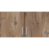 Altillo para armario Brando 91 cm con 2 puertas roble flagstaff oscuro