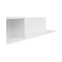 Estante de pared Forn 156 cm blanco brillo