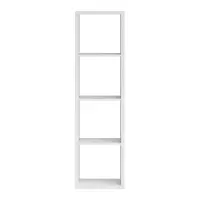 Estantería Style 41 cm con 4 estantes blanca