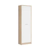 Estantería Nepo Plus 60 cm con puertas roble sonoma/blanco