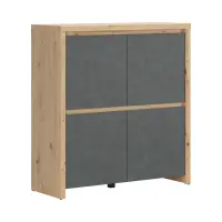 Mueble Larios 105 cm de cuatro puertas roble artisan/matera