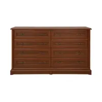 Komoda Kent 154 cm z 8 szufladami kasztan