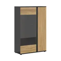 Витрина Luen 95 см дуб тегола/дуб маувелла