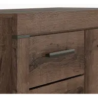 Cómoda Balin 112 cm con puertas y 3 cajones roble monastery