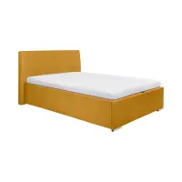 Cama tapizada Cosala III 140x200 amarilla