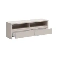 Mueble RTV Kaspian 143 cz con 2 cajones y un estante cachemira