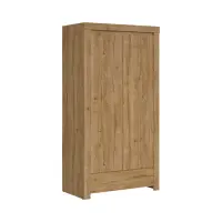 Armario de dos puertas Holten 106 cm roble waterford