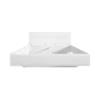 Cama Azteca Trio 160x200 blanco brillo