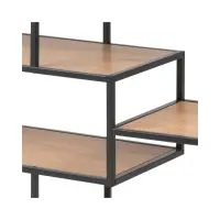 Estantería Seaford 114 cm con 4 estantes roble salvaje mate