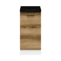 Armario de cocina inferior Junona Line 40 cm derecha roble delano claro con encimera