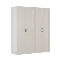 Armario modular Flex 200 cm con 4 puertas cachemira