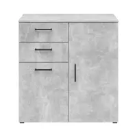 Комод MultiDo 80 см с 2 дверцами и 2 ящиками светлый ателье