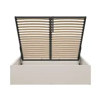 Cama Tetrix 160x200 con somier y contenedor cachemira