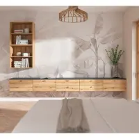 Estantería System 64 cubo roble coast evoke