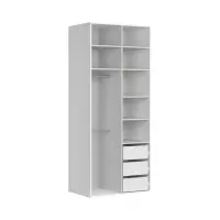 Armario de dos puertas Flex 100 cm cachemira