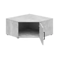 Estantería de esquina MultiDo 71,5x71,5 cm con puertas atelier claro