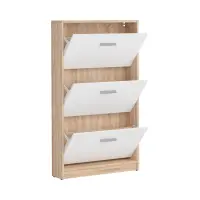 Zapatero Nepo Plus 70 cm con 3 puertas roble sonoma/blanco