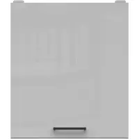 Armario de cocina superior Junona Line 50 cm izquierda/derecha gris claro brillo