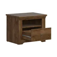 Mesita de noche Patras 58 cm con cajón roble april