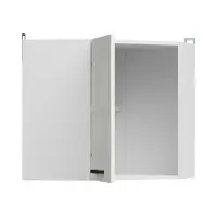 Armario de cocina superior Junona Line 60 cm de esquina izquierda/derecha brillo tiza