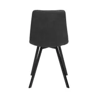 Silla tapizada Rubi gris