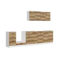 Conjunto de cocina Junona Line 300 cm roble delano claro