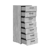 Cómoda MultiDo 45 cm con 7 cajones atelier claro