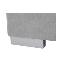 Sofá de tres plazas Street IV LUX 3DL convertible con contenedor gris