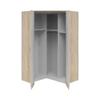 Armario de esquina Brando 117x117 cm roble sonoma