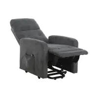Sillón tradicional Grand con función relax gris