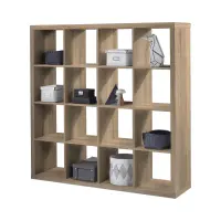 Estantería Style 147 cm con 16 estantes roble sonoma