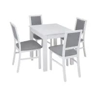 Silla tapizada Robi gris