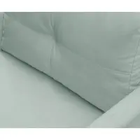 Sofá cama individual Bunio con arcón verde