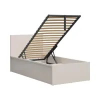 Cama Tetrix 90x200 con somier y contenedor cachemira