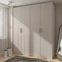Armario modular Flex 200 cm con 4 puertas cachemira