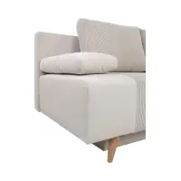 Sofá de tres plazas Leon cama con arcón beige