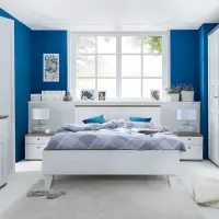 Cama Stockholm 160x200 pino andersen blanco