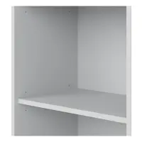 Estantería Office Lux 53 cm con 2 estantes gris