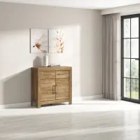 Cómoda Gent 101 cm con 2 puertas y 2 cajones roble stirling