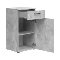 Chest of drawers MultiDo 45 cm with doors and drawer light atelier