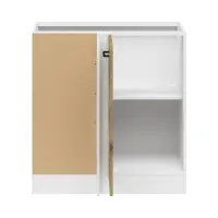 Armario de cocina bajo de rincón Junona Line izquierdo sin encimera roble delano claro 100x60 cm