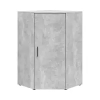 Estantería de esquina MultiDo 71,5x71,5 cm con puertas atelier claro