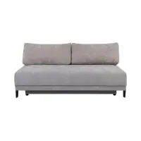 Sofá cama de tres plazas Sentila con arcón beige