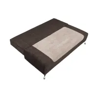 Диван тримісний Daria III розкладний з нішею коричневий