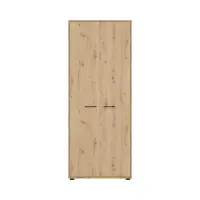 Armario de dos puertas Space Office 80 cm roble artisan